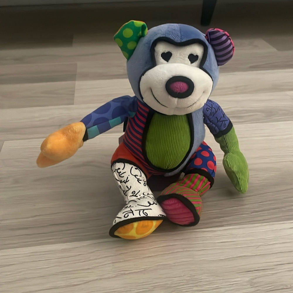 New Britto Pop Plush Matisse The Monkey Collectible Plush Soft Toy .